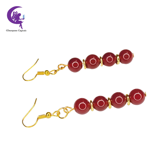 Carnelian Dangling Earrings