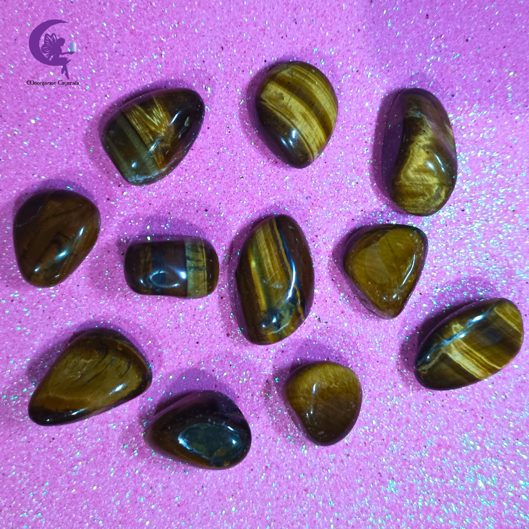 Tiger's Eye Tumbled Stones