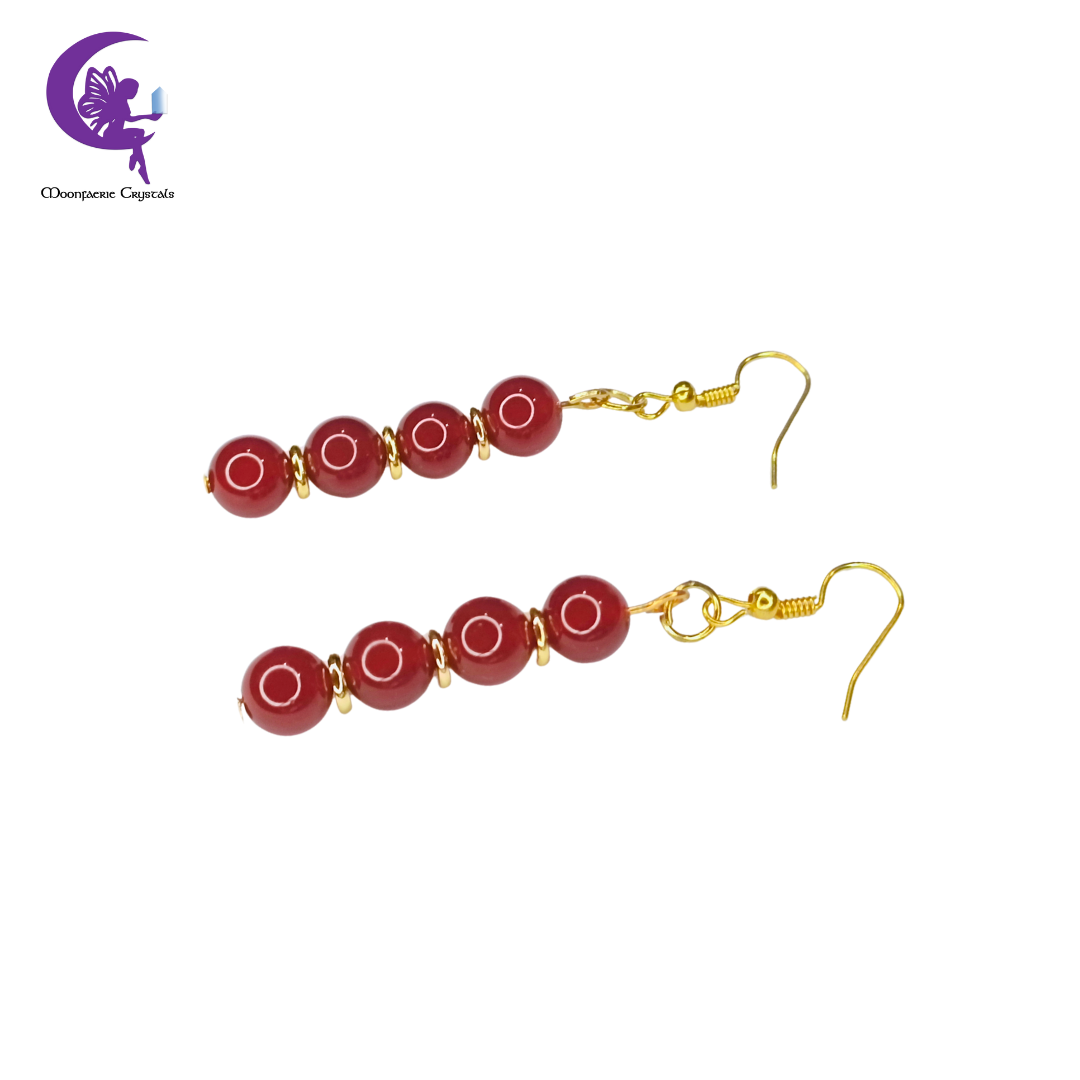 Carnelian Dangling Earrings