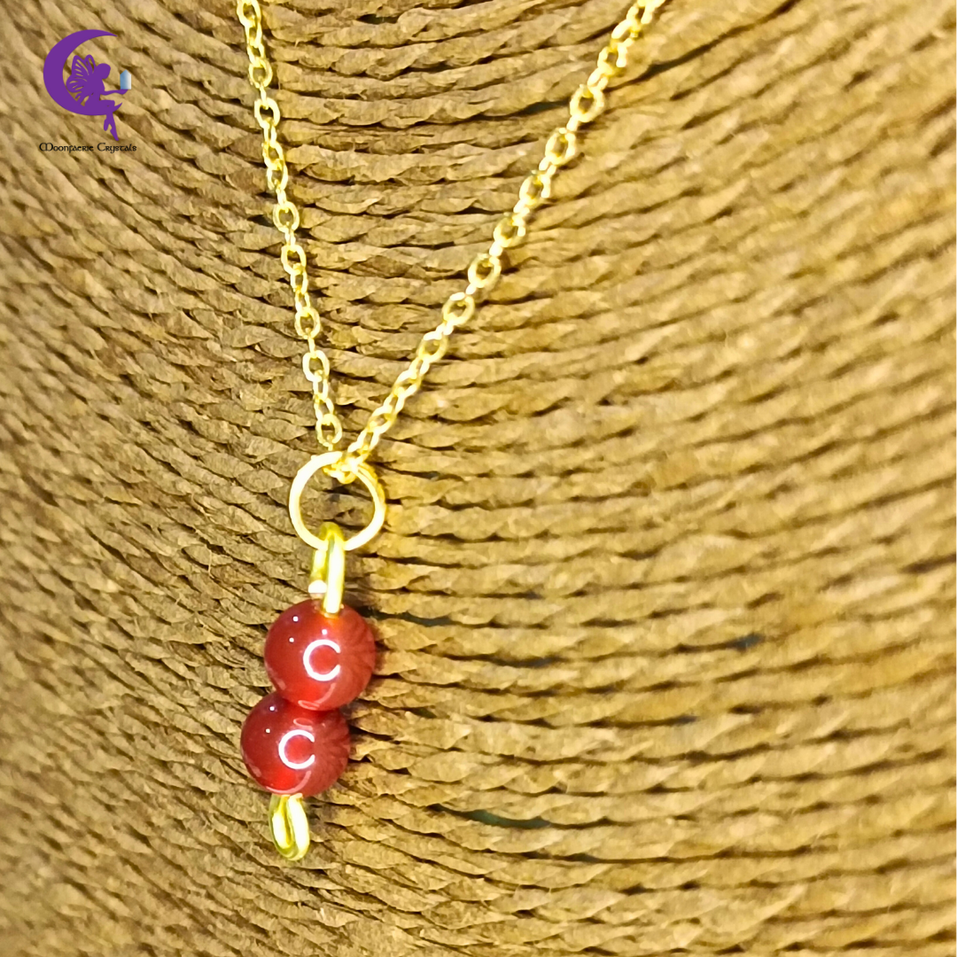 Minimalist Carnelian Gem Necklace