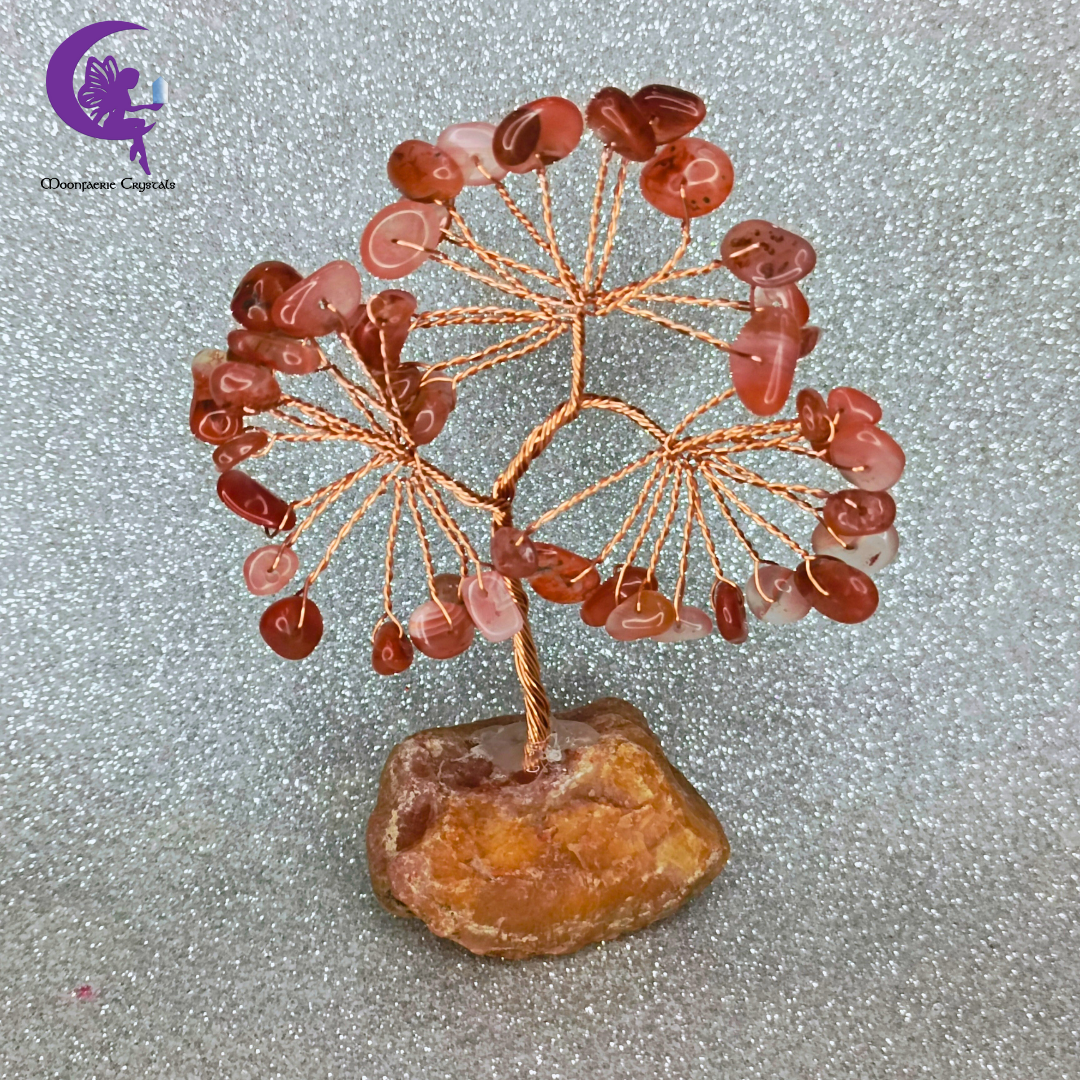 Carnelian Crystal Tree