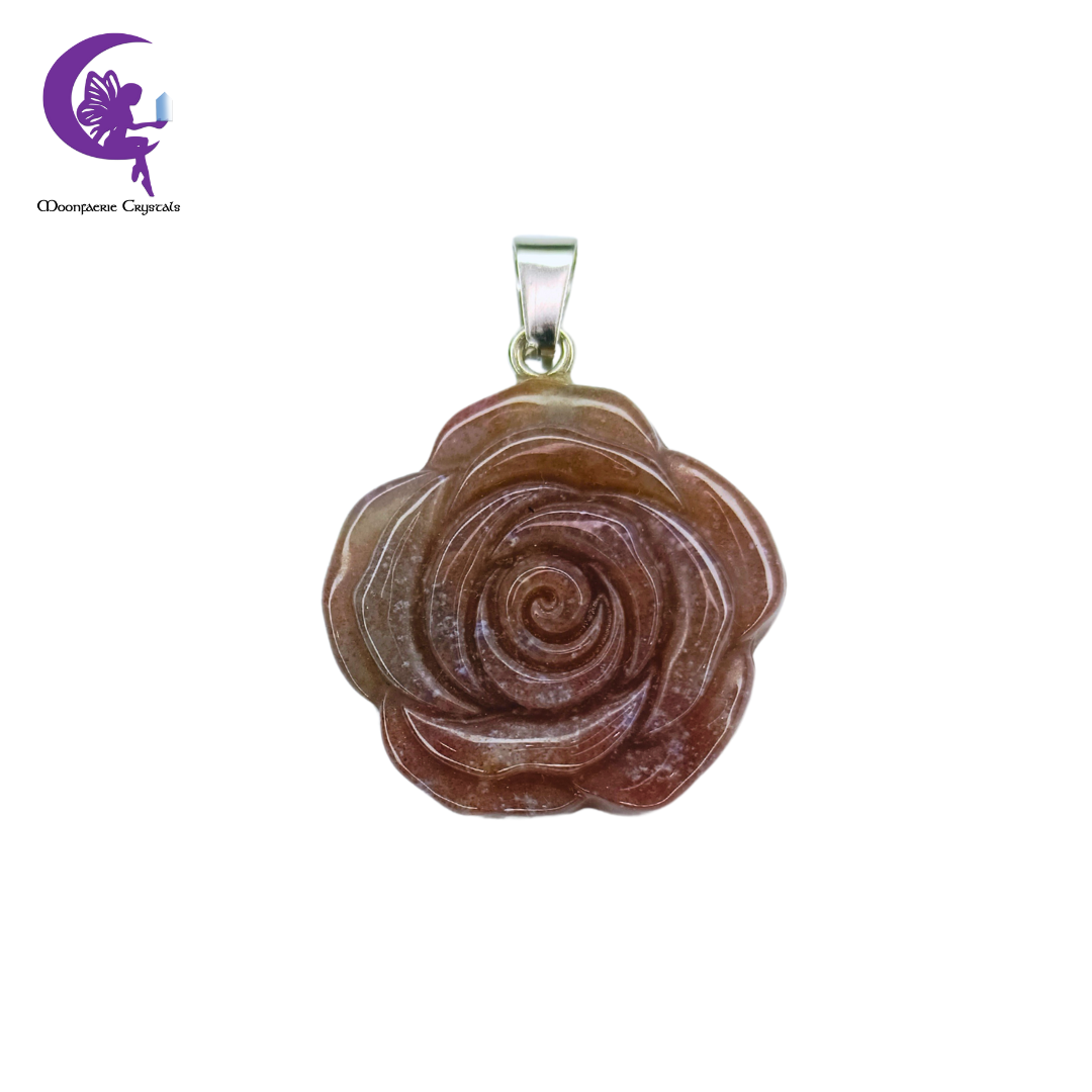 Forbidden Rose Gemstone Pendant Collection