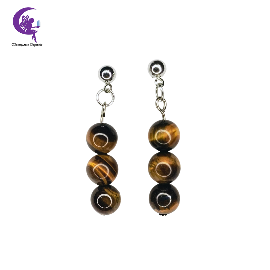 Boldness Embrace Tiger's Eye Earrings