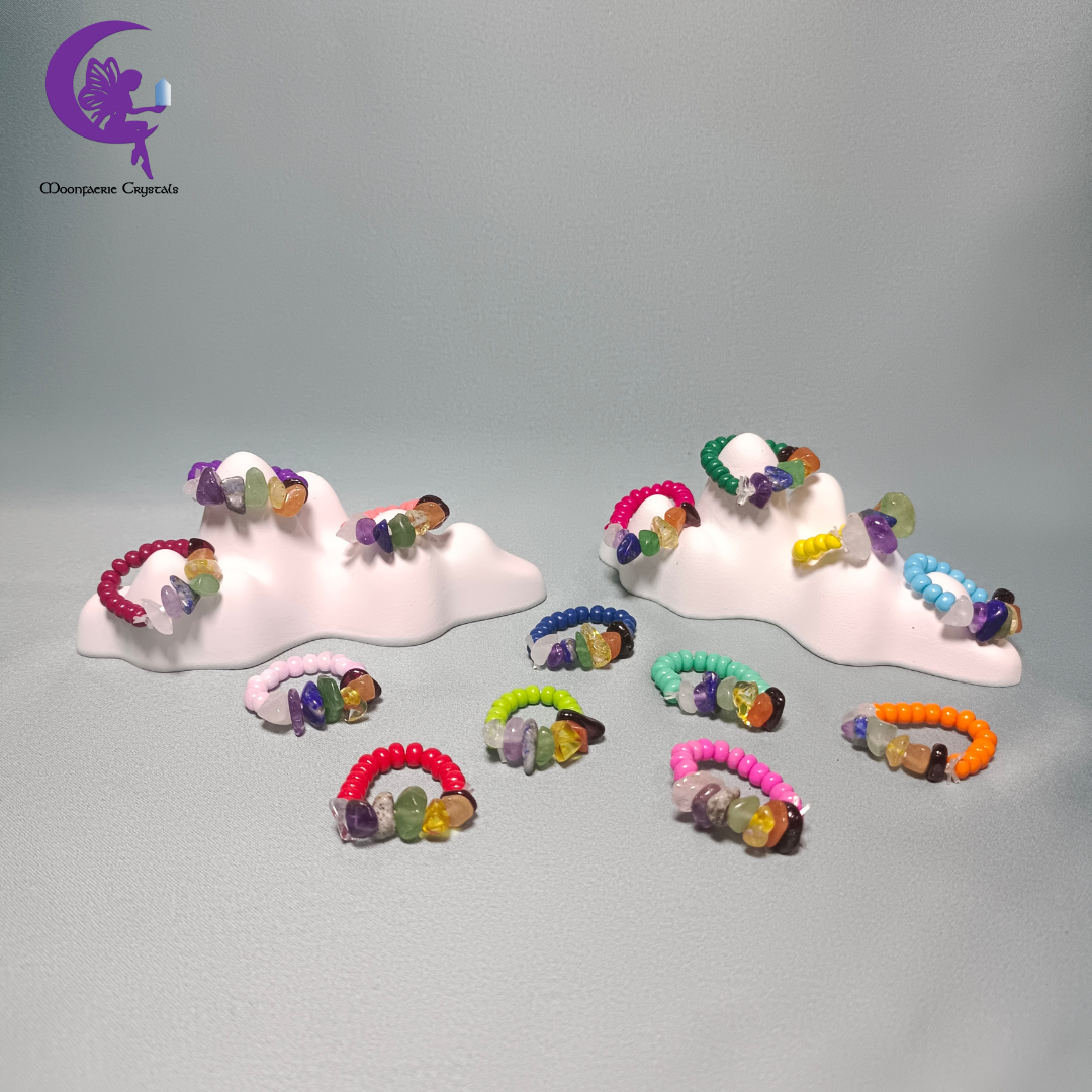 7 Chakra Gemstone Color Pop Ring