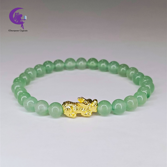 Pi Xiu Green Aventurine – Money Magnet & Financial Security Bracelet