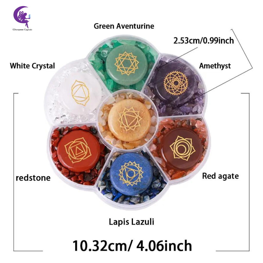 7 Chakra Crystal Reiki Healing Set