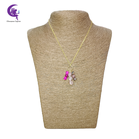 Strawberry Love Bouquet Necklace