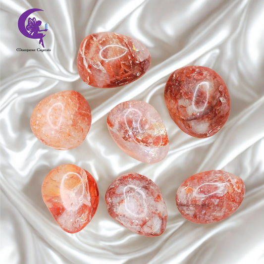 Fire Quartz Tumbled Stone