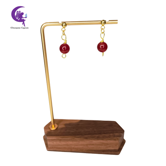 Carnelian Boldness Earrings