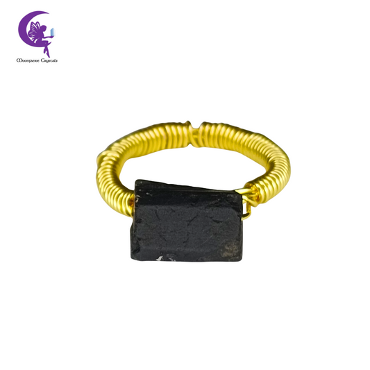 Black Tourmaline The Guardian Ring