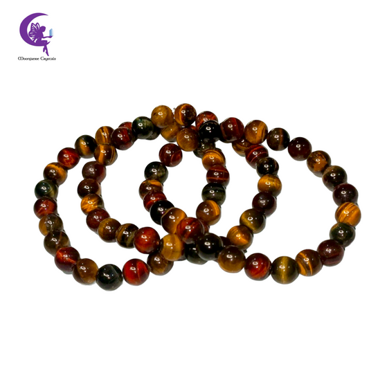 333 Color Tiger's Eye Bracelet - Triple The Color, Triple The Power!