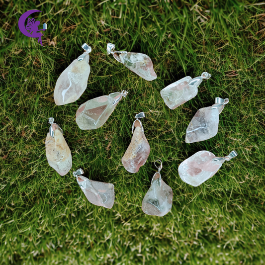 Lodolite Quartz Pendant – One Crystal, Infinite Inner Worlds