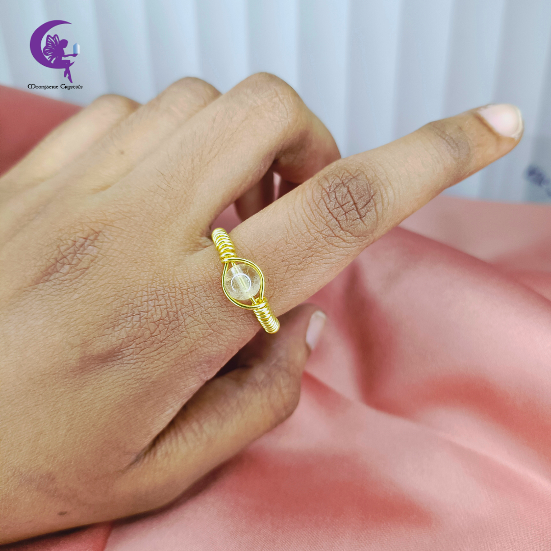 Eye of Citrine Ring