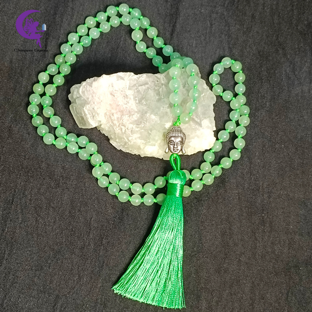 Money Magnet & Positivity Green Aventurine Mala