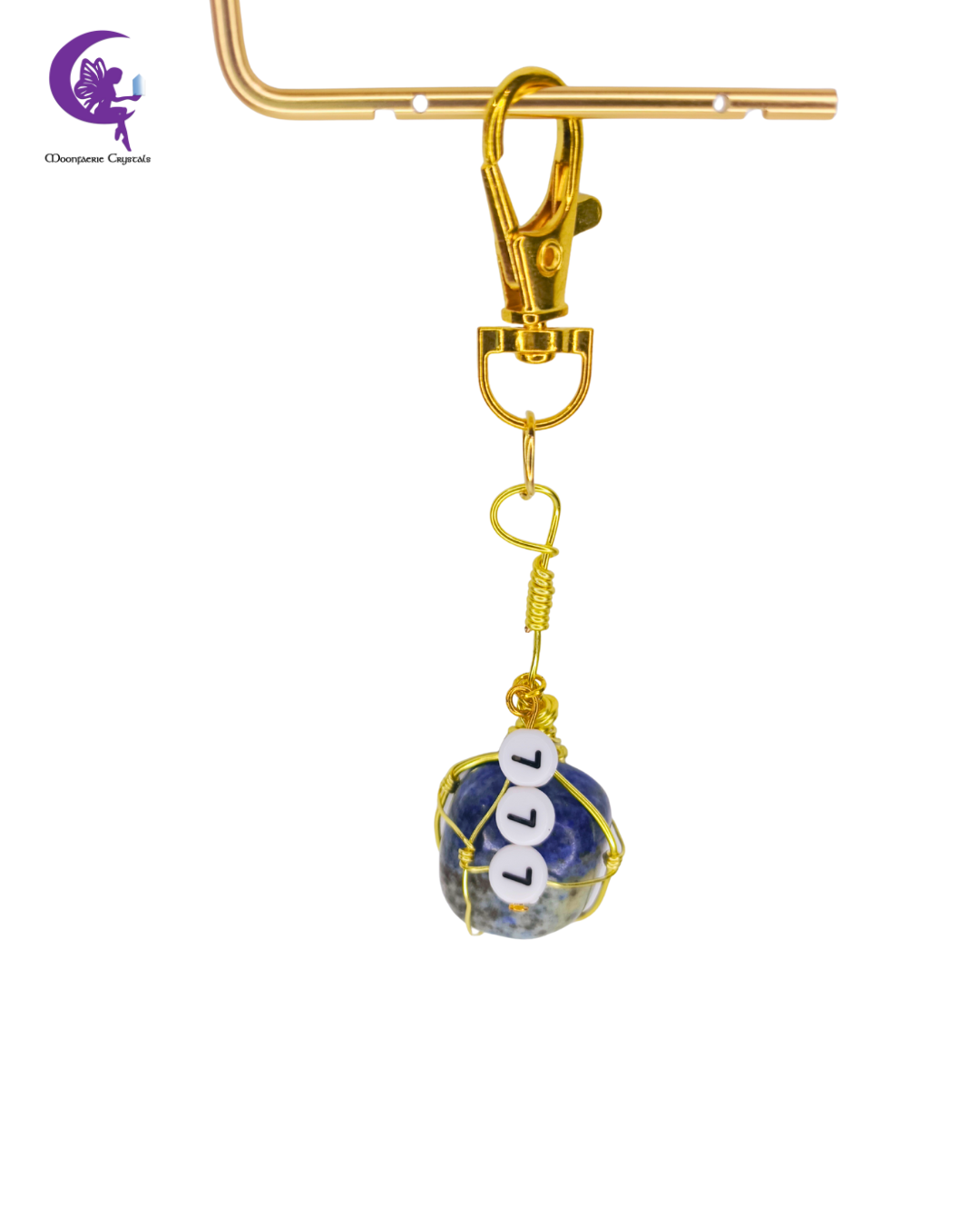 777 Wisdom Keyring – Lapis Lazuli