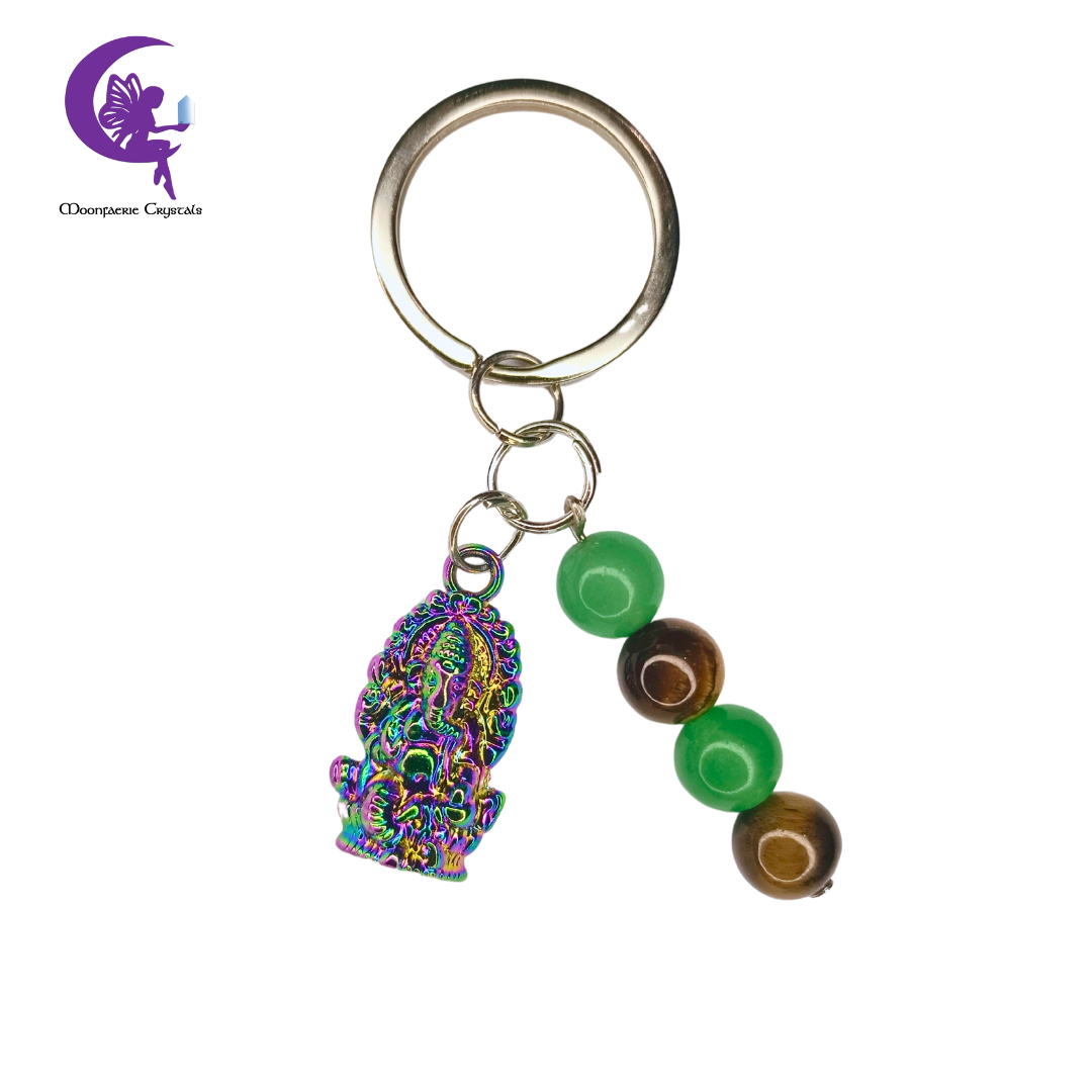 Ganesha Abundance Keyring