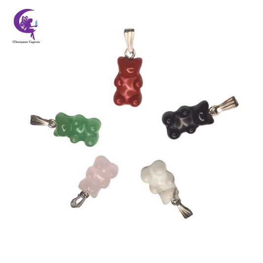 Gummy Bear Crystal Pendants