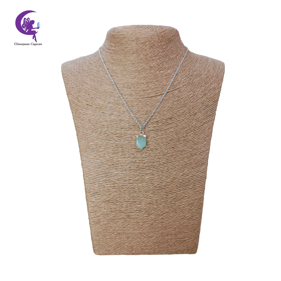 Green Aventurine Wealth Compass Necklace - Guides You Toward Abundance