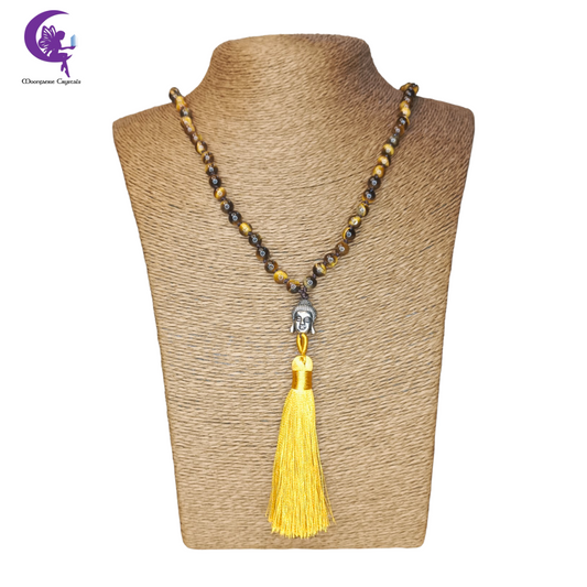 Tiger's Eye 108 Beads Confidence & Abundance Mala