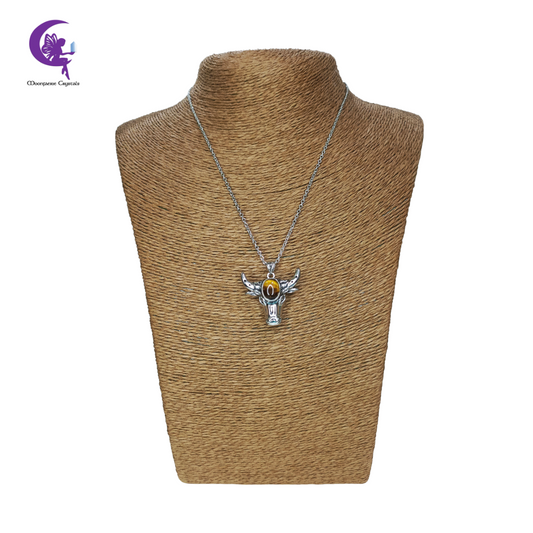 The Warrior Bull – Tiger’s Eye Necklace