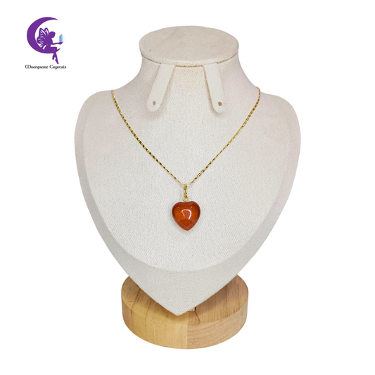 Carnelian Love Flame Necklace