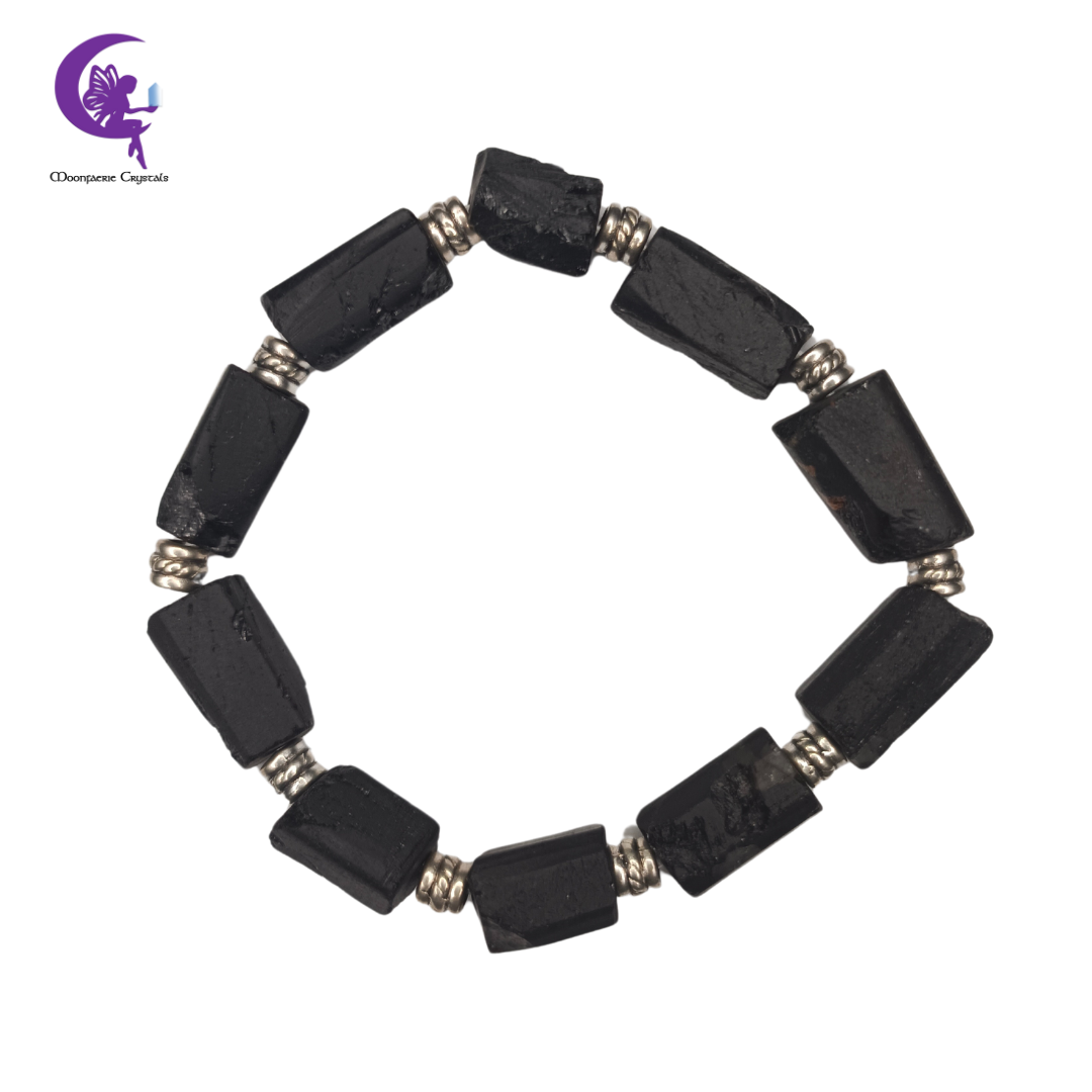 10 Series Raw Black Tourmaline Bracelet