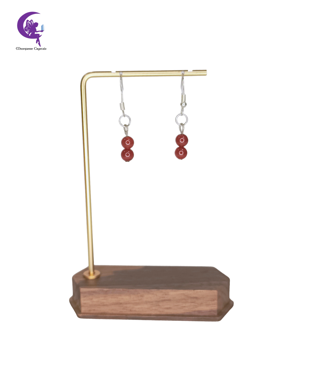 Carnelian Cherry Pop Earrings