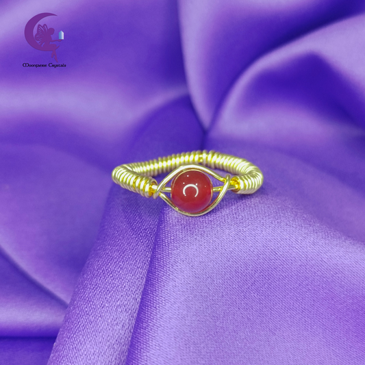 Eye of Carnelian Ring