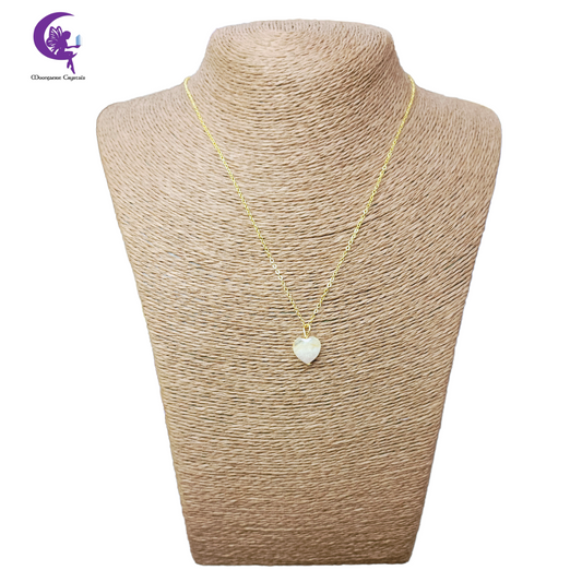 Citrine Heart Necklace - Spark Your Inner Sunshine