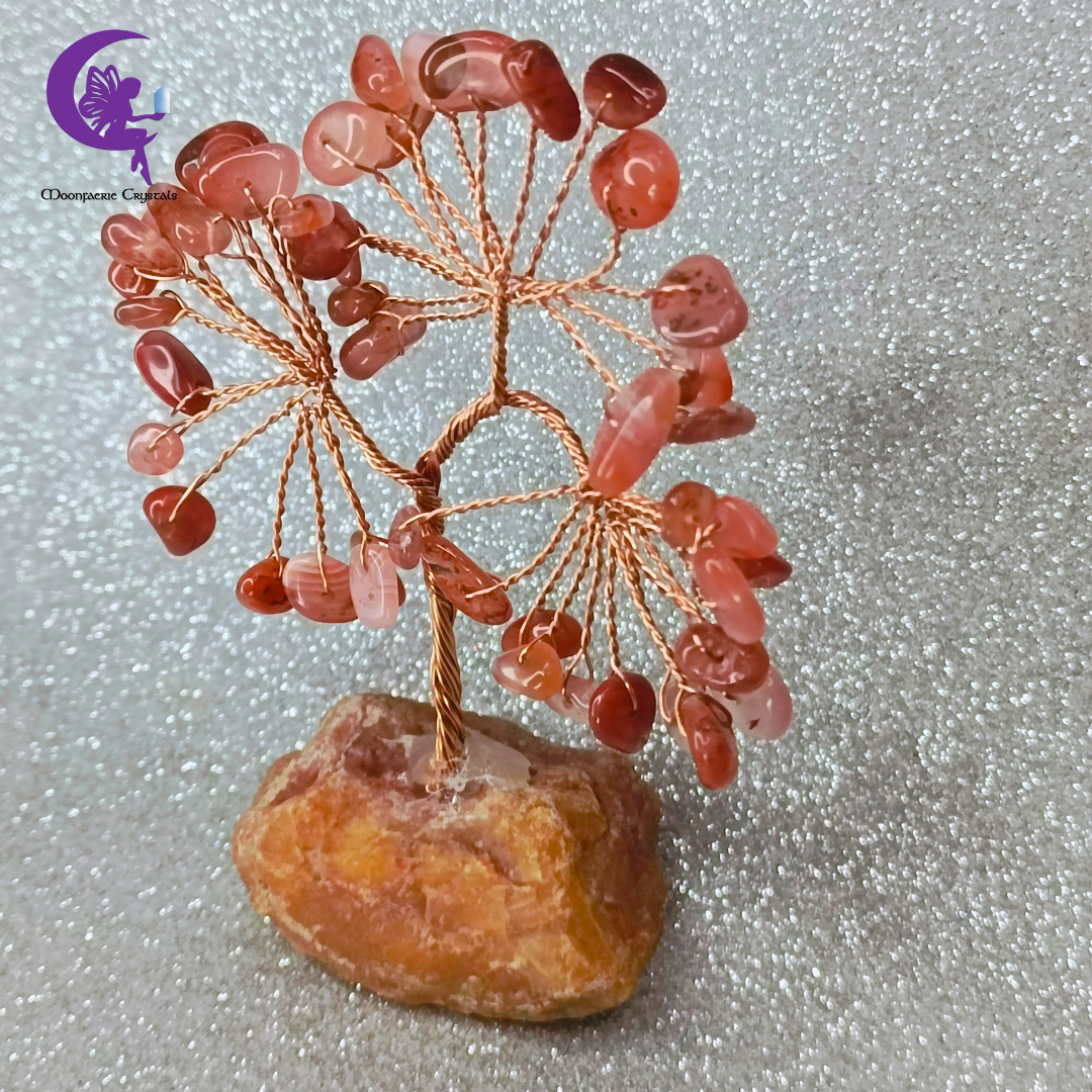 Carnelian Crystal Tree