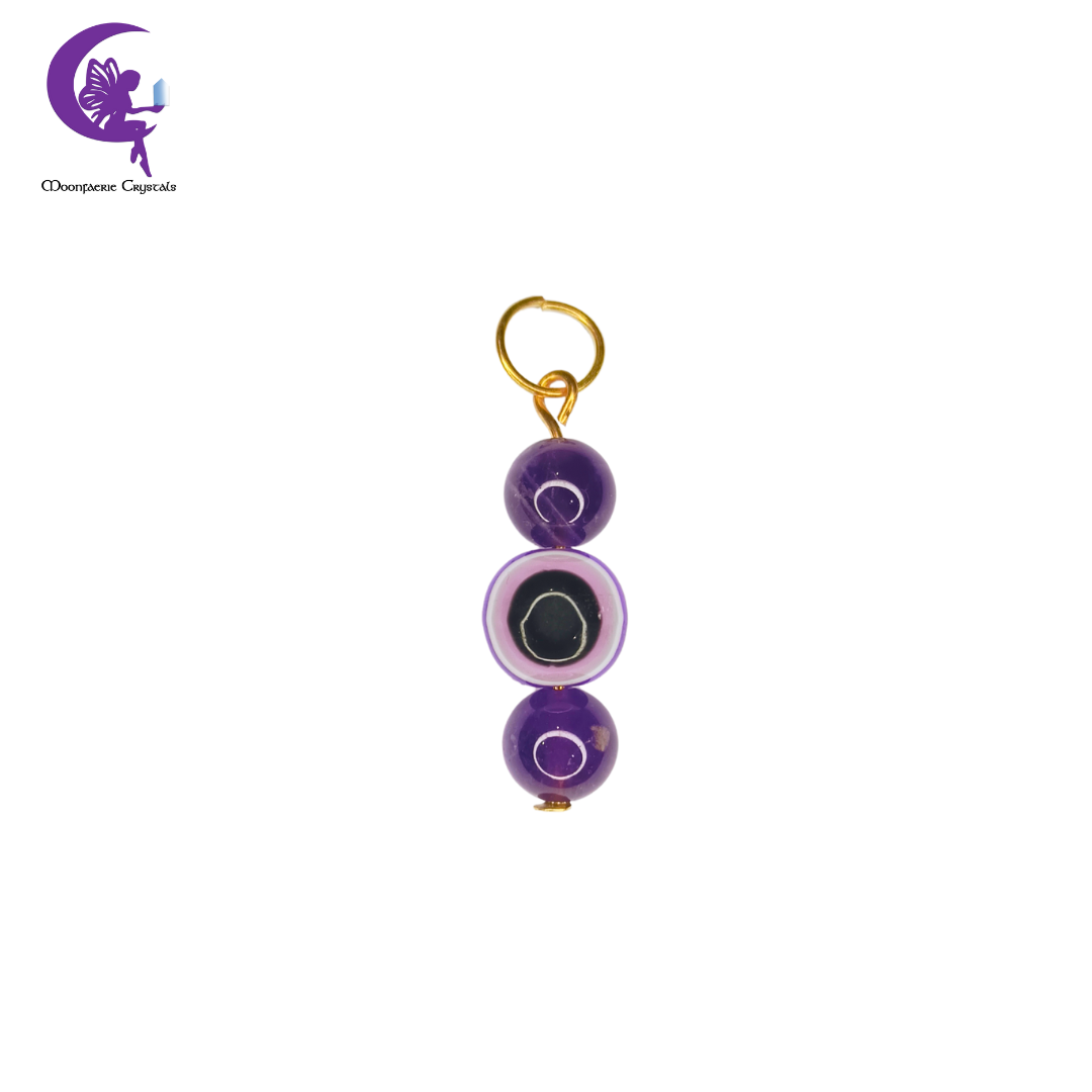 Amethyst Eye of Protection Pendant