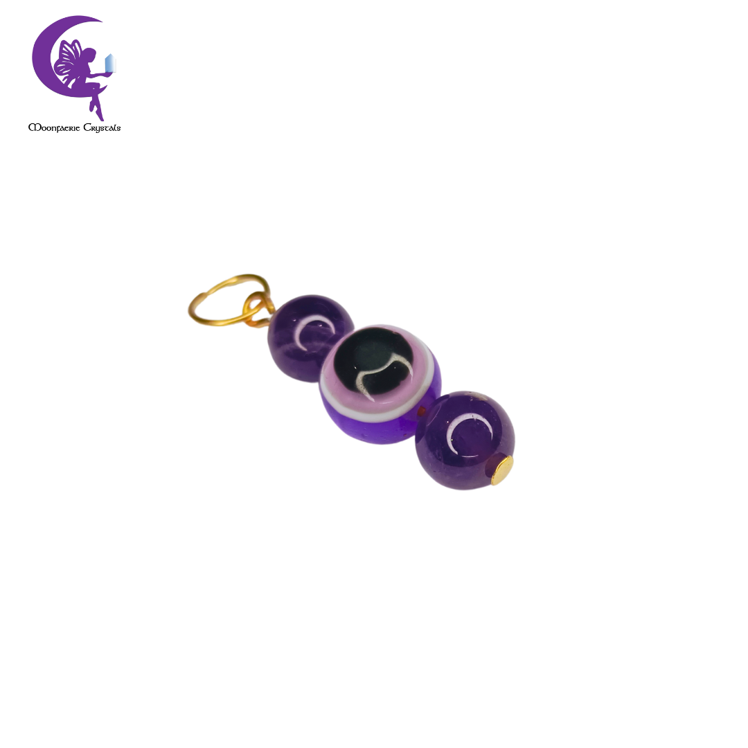 Amethyst Eye of Protection Pendant