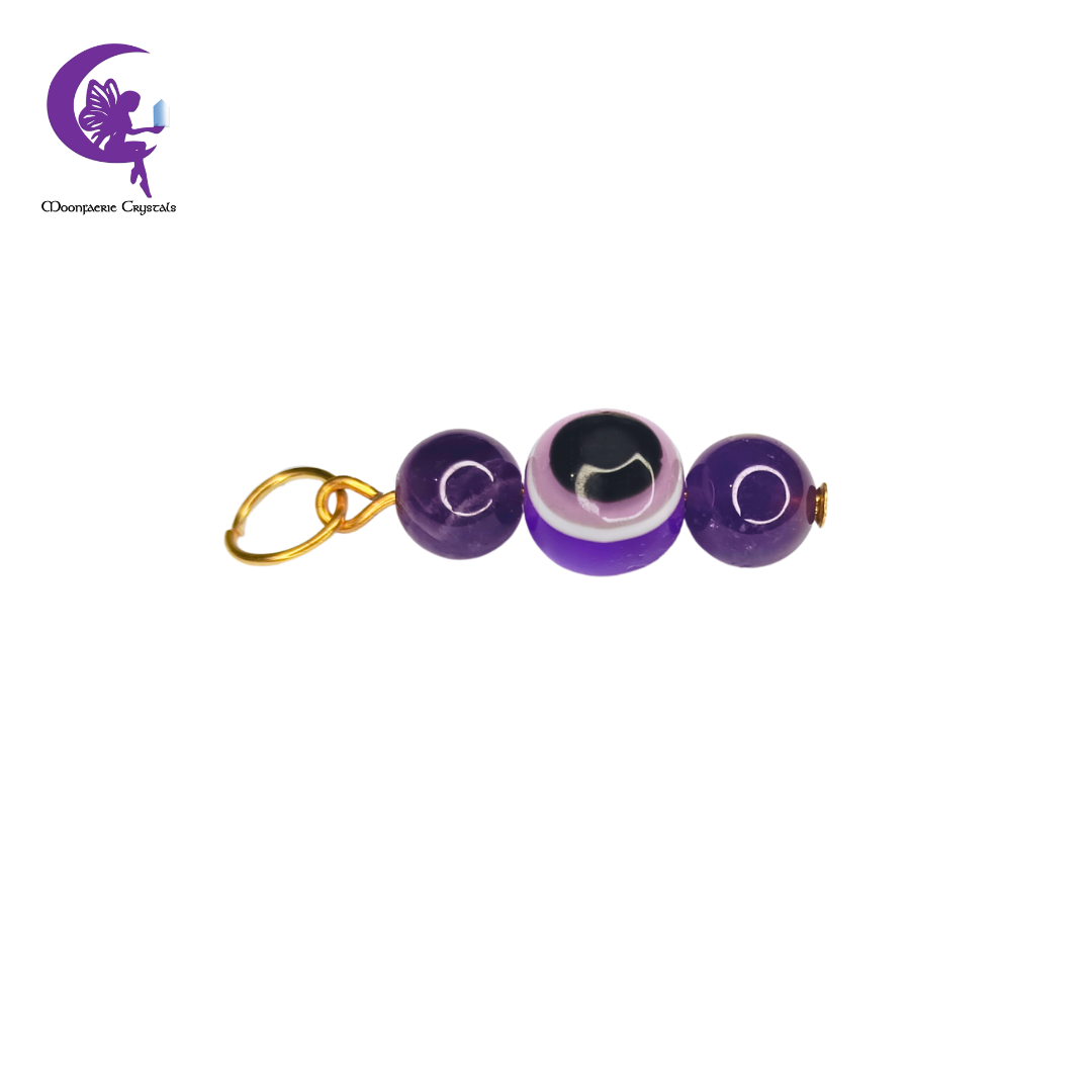 Amethyst Eye of Protection Pendant