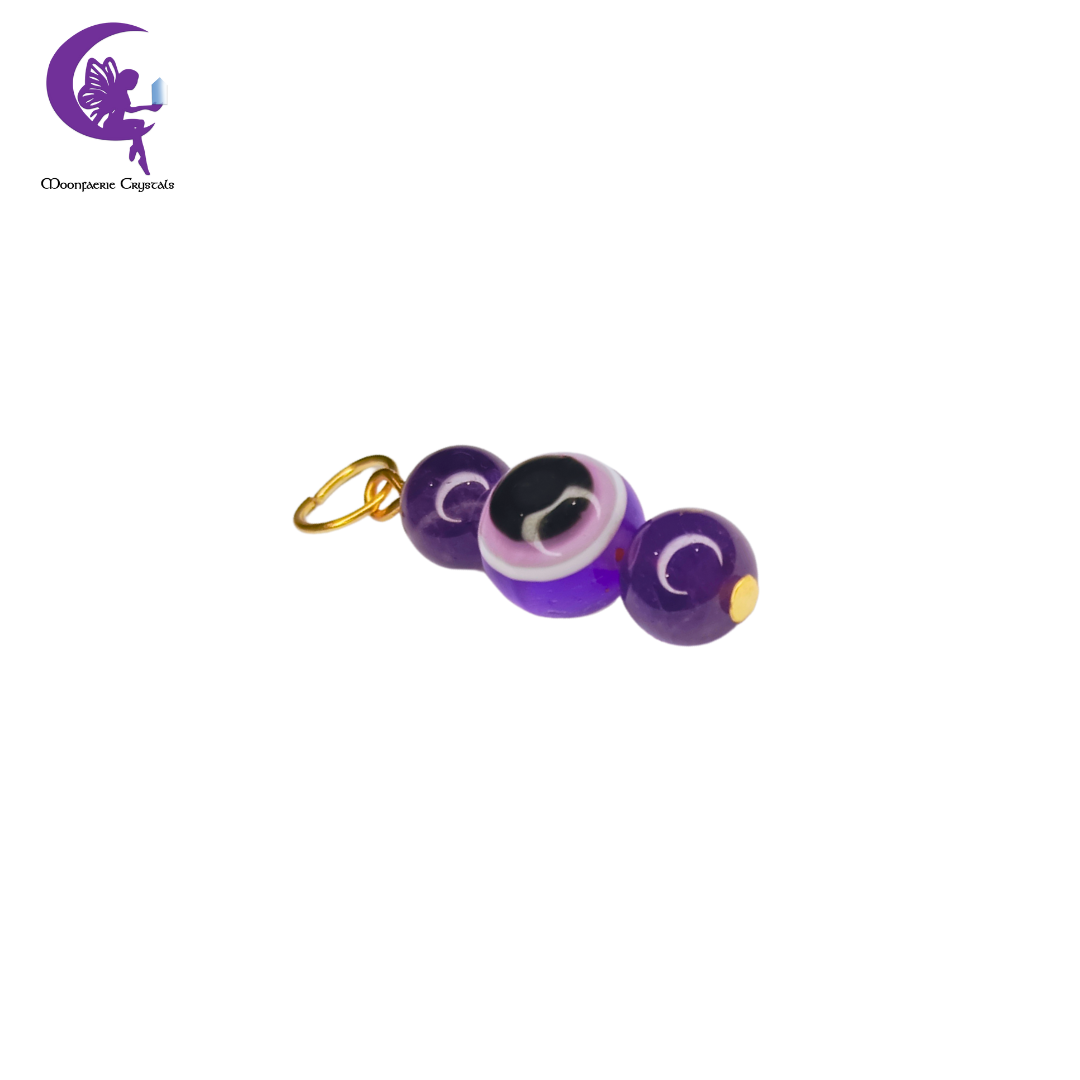 Amethyst Eye of Protection Pendant