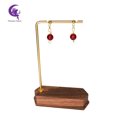 Carnelian Boldness Earrings