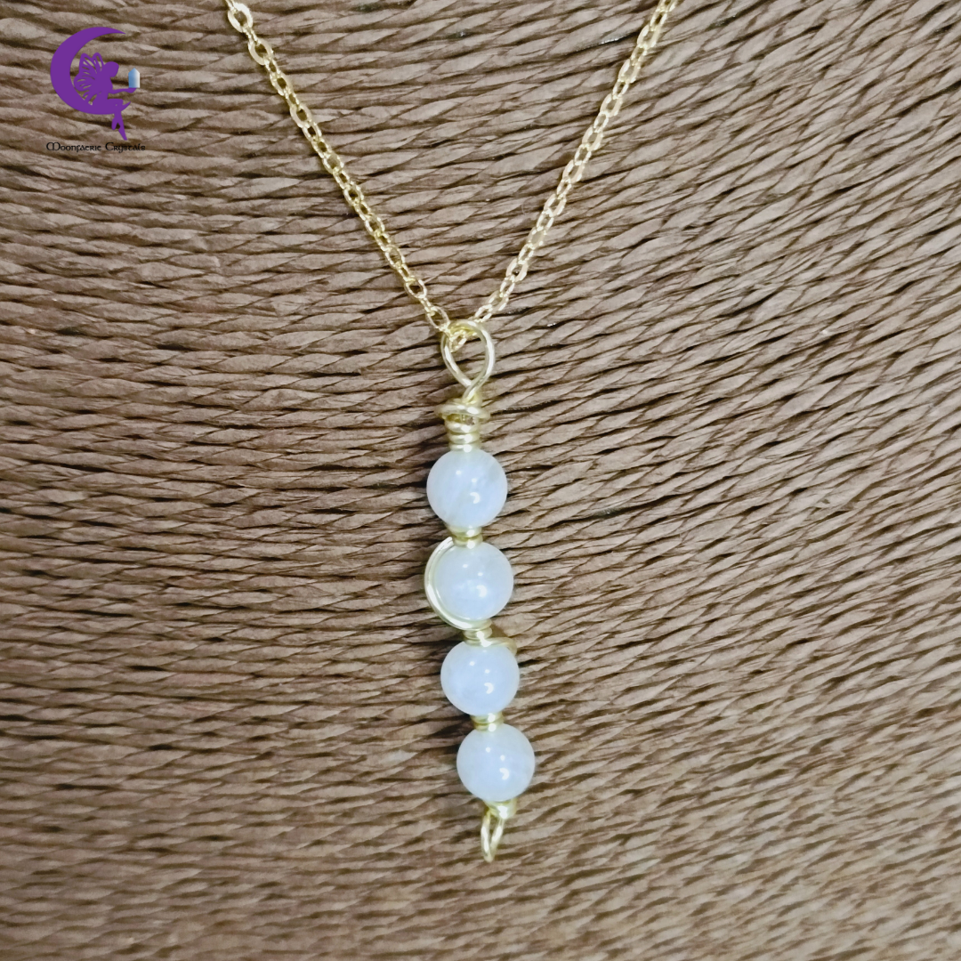 Mystic Moonbeam Moonstone Divine Feminine Necklace