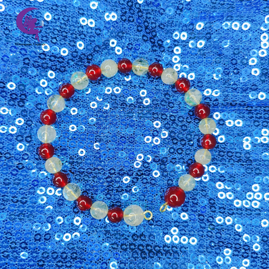 Sunfire Bangle - Carnelian & Citrine