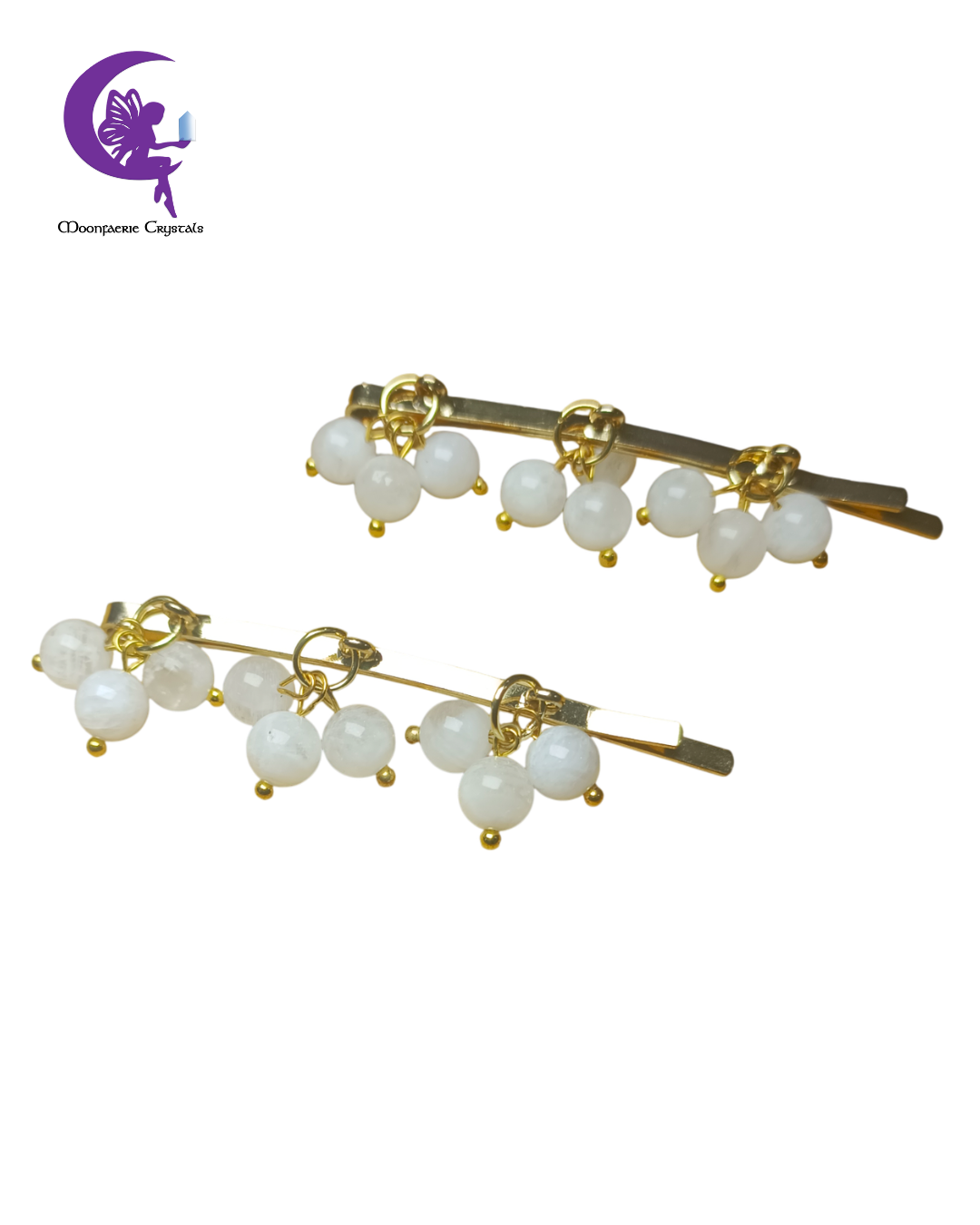 Moonstone Hairpins