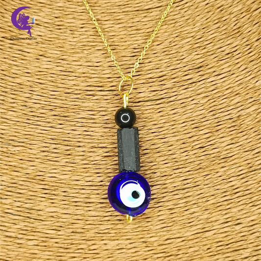 Evil Eye Shield Necklace