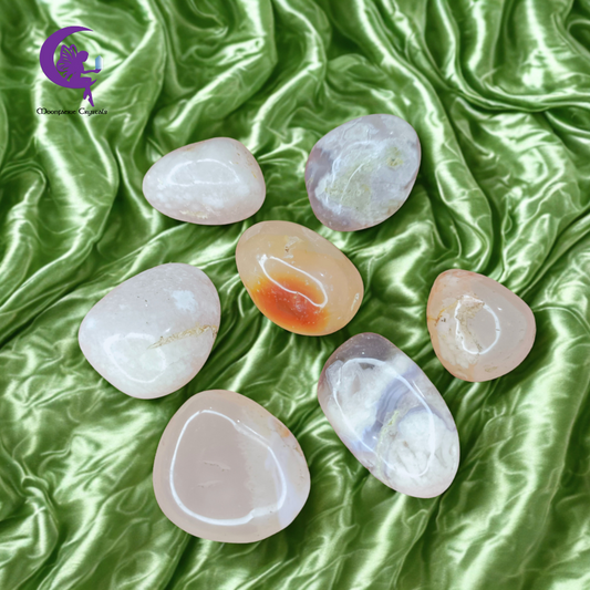 Cherry Agate Tumbled Stone