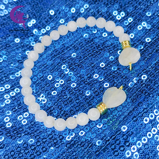 🌙 Lunar Love Goddess Moonstone Bangle