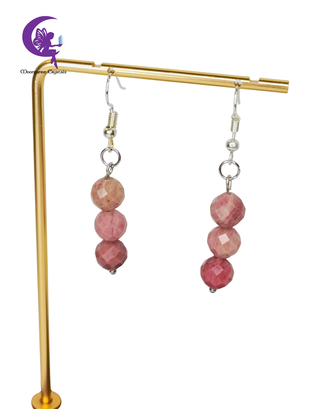 Rhodochrosite Soul Soothing Earrings