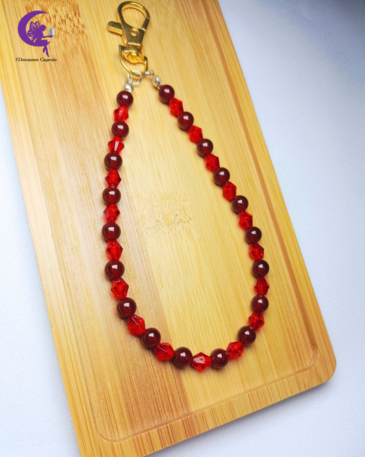 The Carnelian Catalyst - Energy, Creativity & Confidence Keyring