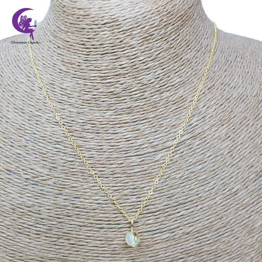 Mini Sun Citrine Necklace