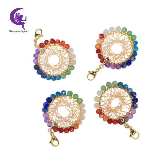 7 Chakra Wheel of Fortune Healing Charm