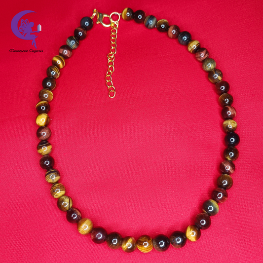 333 Color Tiger's Eye Necklace