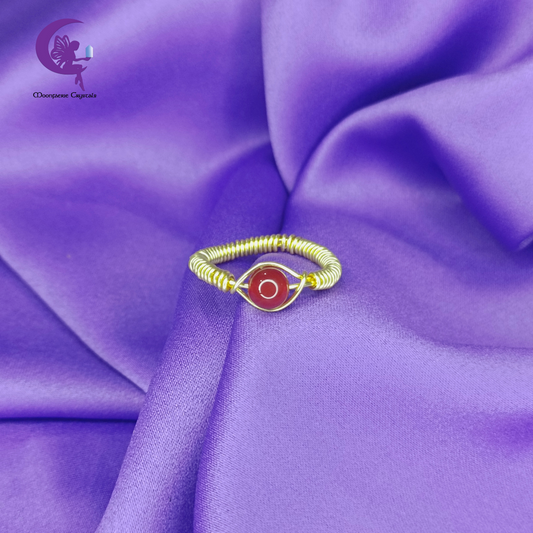 Eye of Carnelian Ring