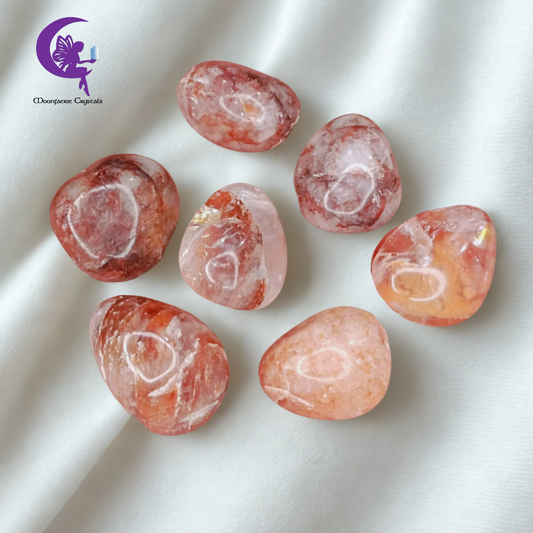 Fire Quartz Tumbled Stone