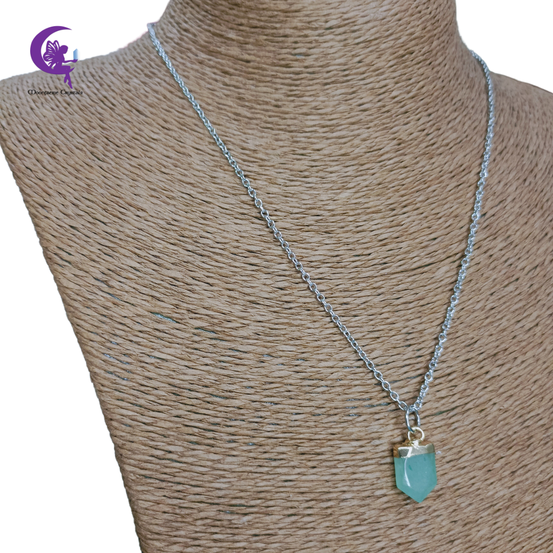 Green Aventurine Wealth Compass Necklace - Guides You Toward Abundance