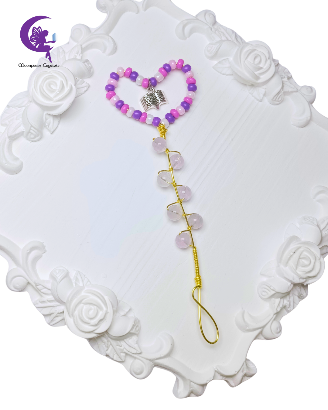 Amethyst Mindful Reader Bookmark